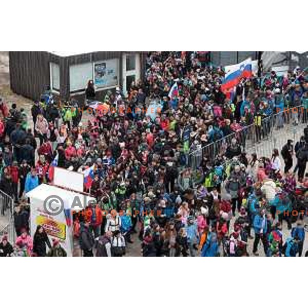 during Qualification of Men\'s Ski Flying Individual at the Final of FIS Ski jumping World Cup in Planica, Slovenia on March 30, 2023