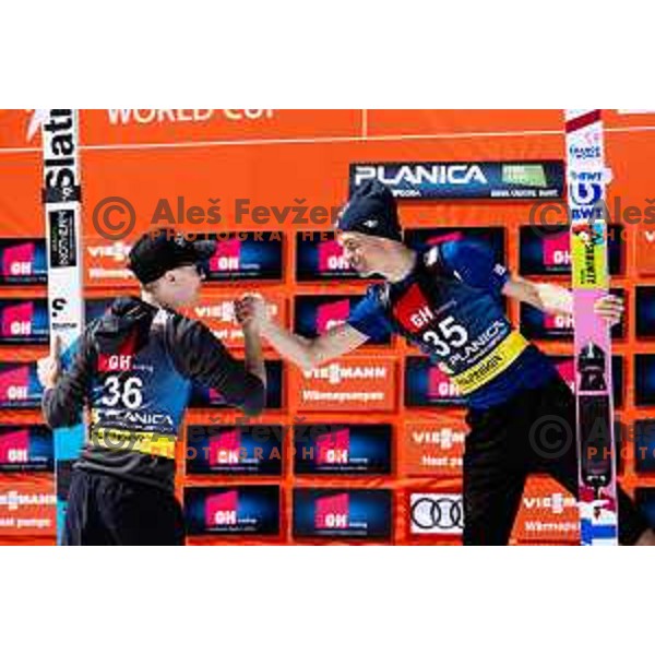 Anze Lanisek (SLO) at the Final of FIS Ski Jumping World Cup, Planica, Slovenia on April 1, 2023 