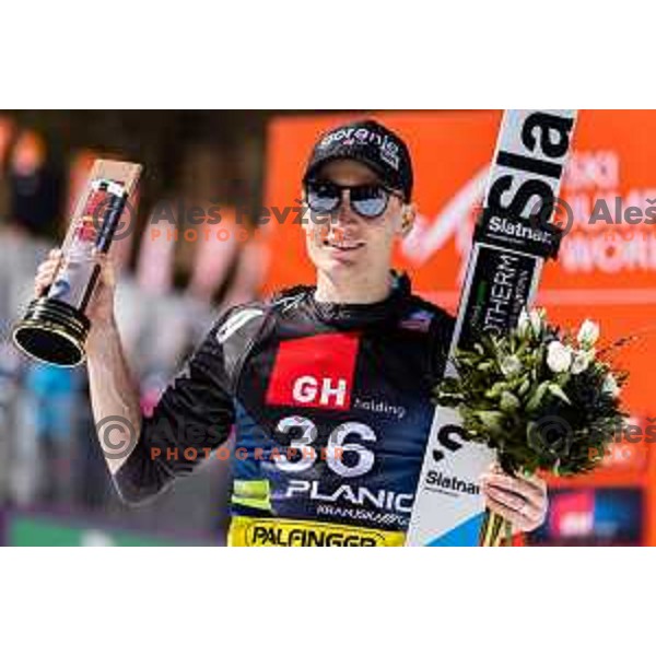 Anze Lanisek (SLO) at the Final of FIS Ski Jumping World Cup, Planica, Slovenia on April 1, 2023 