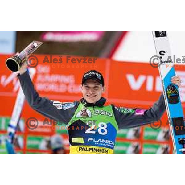 Anze Lanisek (SLO) at the Final of FIS Ski Jumping World Cup, Planica, Slovenia on April 2, 2023 