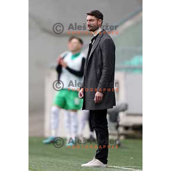 Albert Riera in action during Prva Liga Telemach 2022-2023 football match between Olimpija and Tabor Sezana in SRC Stozice, Ljubljana, Slovenia on April 2, 2023