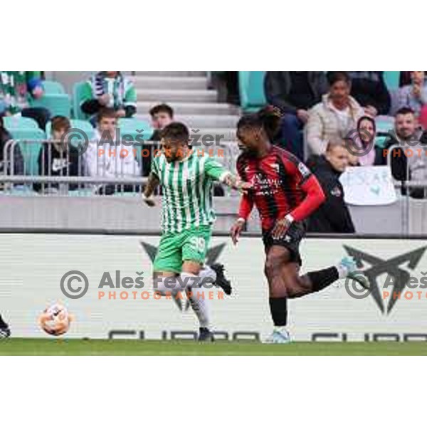 during Prva Liga Telemach 2022-2023 football match between Olimpija and Tabor Sezana in SRC Stozice, Ljubljana, Slovenia on April 2, 2023