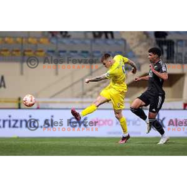 Franko Kovacevic in action during Prva Liga Telemach 2022-2023 football match between Domzale and Mura in Domzale, Slovenia on April 2, 2023