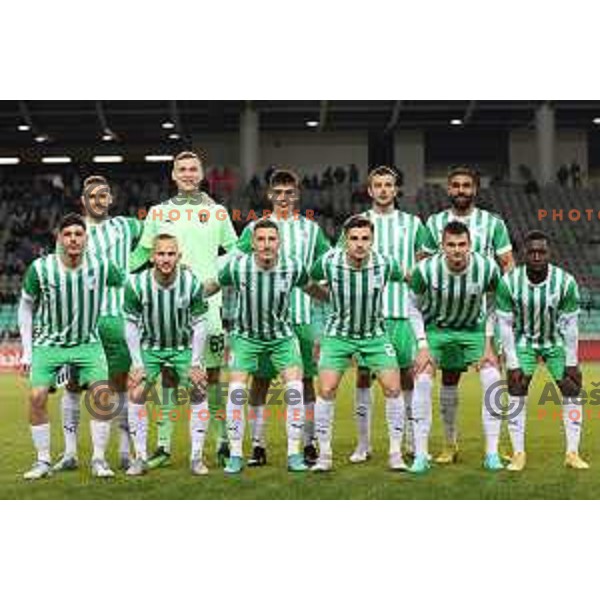 In action during quarter-final of Pivovarna Union Slovenian Cup football match between Olimpija and Celje in SRC Stozice, Ljubljana, Slovenia on April 6, 2023