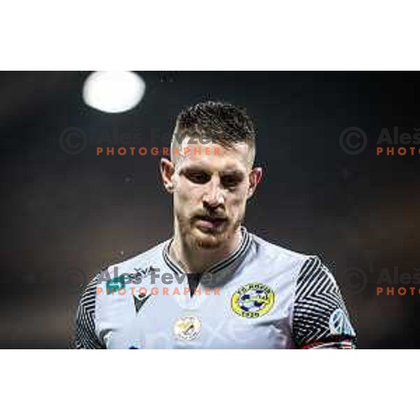 in action during Prva liga Telemach football match between Maribor and Koper in Ljudski vrt, Maribor, Slovenia on April 8, 2023. Photo: Jure Banfi