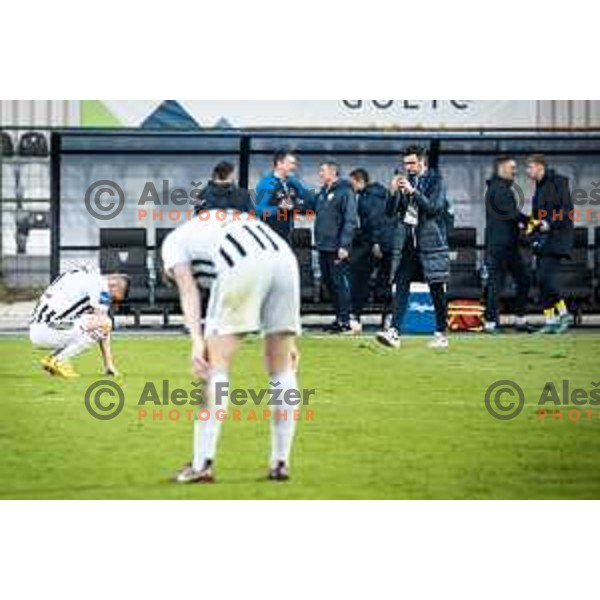 in action during Prva liga Telemach football match between Mura and Celje in Fazanerija, Murska Sobota, Slovenia on April 10, 2023. Photo: Jure Banfi