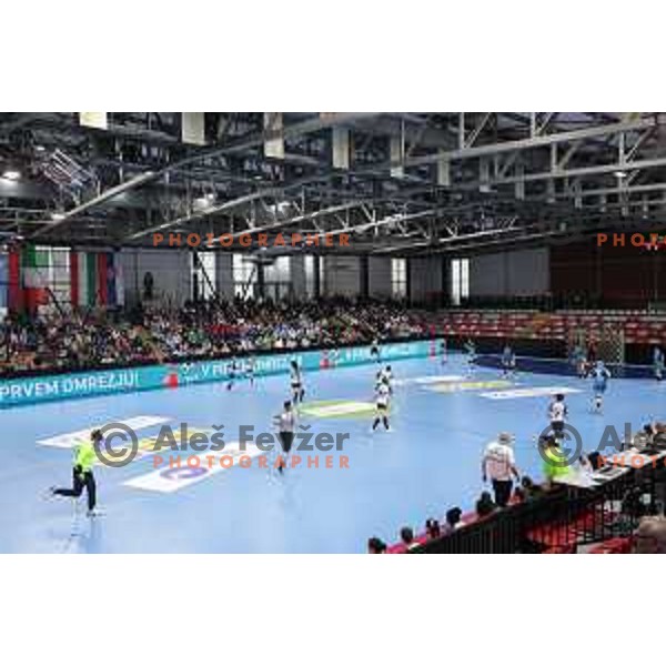 in action during World Cup 2023 Qualification match between Slovenia and Italy in Ljubljana, Slovenia on April 12, 2023