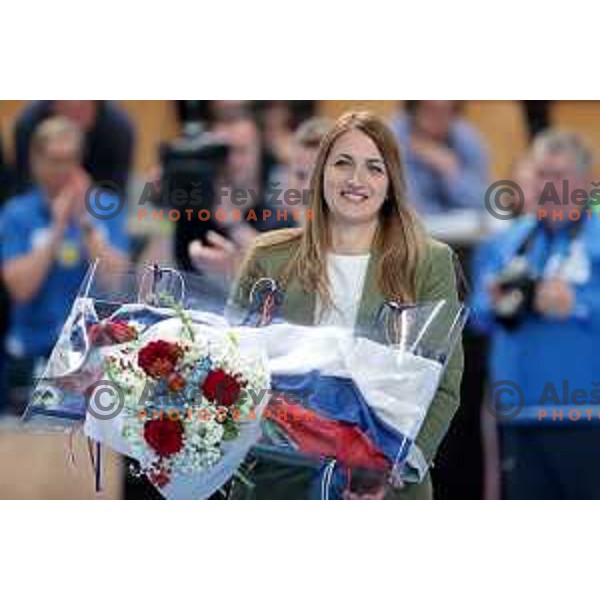Branka Zec during World Cup 2023 Qualification match between Slovenia and Italy in Ljubljana, Slovenia on April 12, 2023 