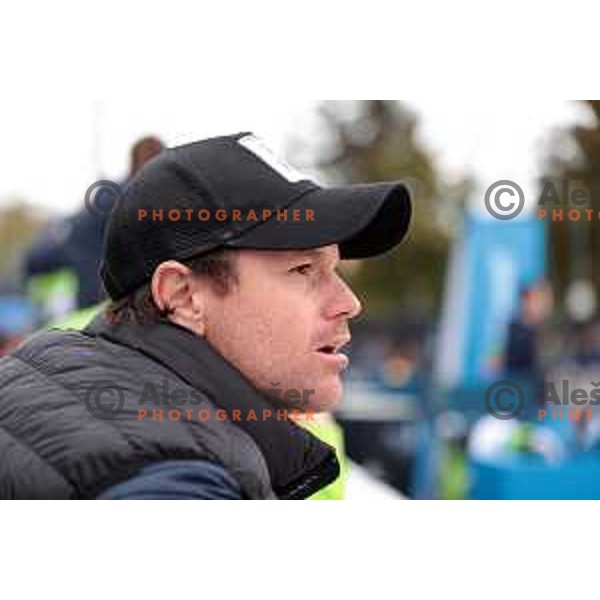 Blaz Kavcic Kaljut during Bilie Jean King Cup between Slovenia and Romania in SRC Bonifika, Koper, Slovenia on April 14, 2023