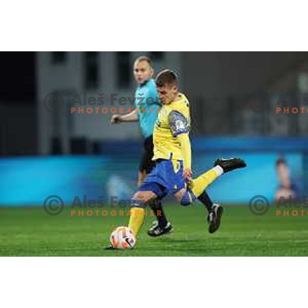 in action during Prva liga Telemach 2022-2023 football match between FC Koper and ND Gorica at SRC Bonifika, Koper, Slovenia on April 14, 2023
