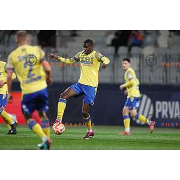 in action during Prva liga Telemach 2022-2023 football match between FC Koper and ND Gorica at SRC Bonifika, Koper, Slovenia on April 14, 2023