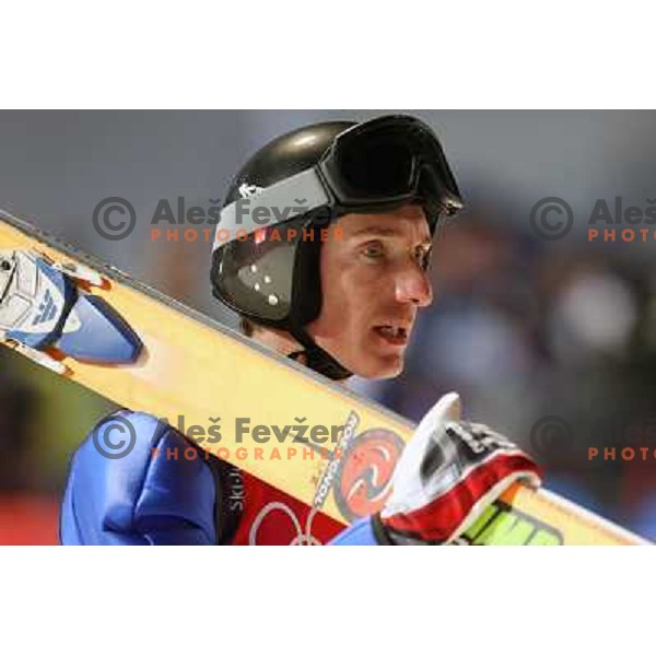 Michael Uhrmann at 90 m individual ski jumping event in Pragelato at Torino 2006 Winter Olympic games, Italy on February 12, 2006