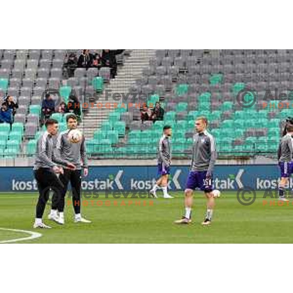 during Prva Liga Telemach 2022-2023 football match between Olimpija and Maribor in SRC Stozice, Ljubljana, Slovenia on April 16, 2023