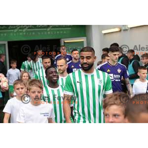 DAvid Sualehe during Prva Liga Telemach 2022-2023 football match between Olimpija and Maribor in SRC Stozice, Ljubljana, Slovenia on April 16, 2023