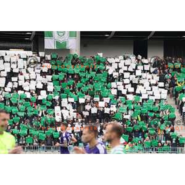 during Prva Liga Telemach 2022-2023 football match between Olimpija and Maribor in SRC Stozice, Ljubljana, Slovenia on April 16, 2023