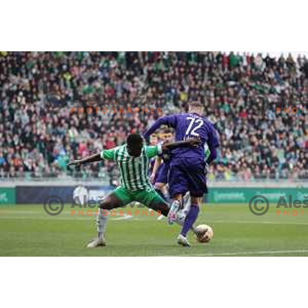 Josip Ilicic in action during Prva Liga Telemach 2022-2023 football match between Olimpija and Maribor in SRC Stozice, Ljubljana, Slovenia on April 16, 2023