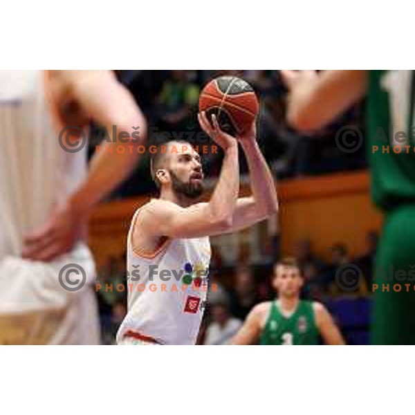 Lovro Buljevic of Helios Suns during ABA League 2 2022-2023 final match between Helios Suns and Krka (SLO) in Domzale, Slovenia on April 16, 2023. Foto: Filip Barbalic