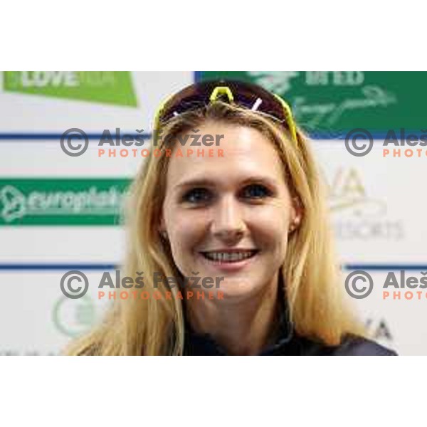 Nina Kostanjsek at Slovenia Rowing team press conference, Ljubljana,Slovenia on April 20, 2023