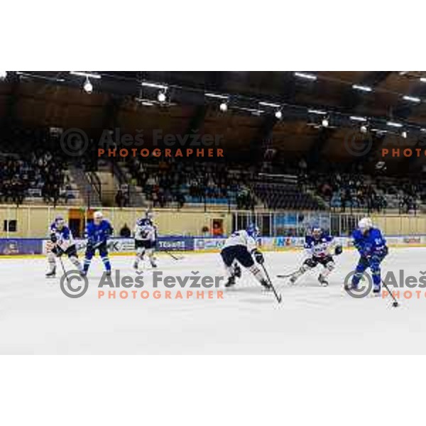 During ice-hockey friendly match between Slovenia and Italy in Bled ice-hall, Slovenia on April 20, 2023