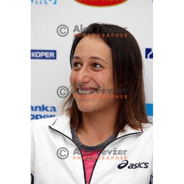 Katarina Srebotnik (SLO) at Banka Koper Slovenia Open WTA tennis tournament, Portoroz, 24.7.2008. Photo by Ales Fevzer 