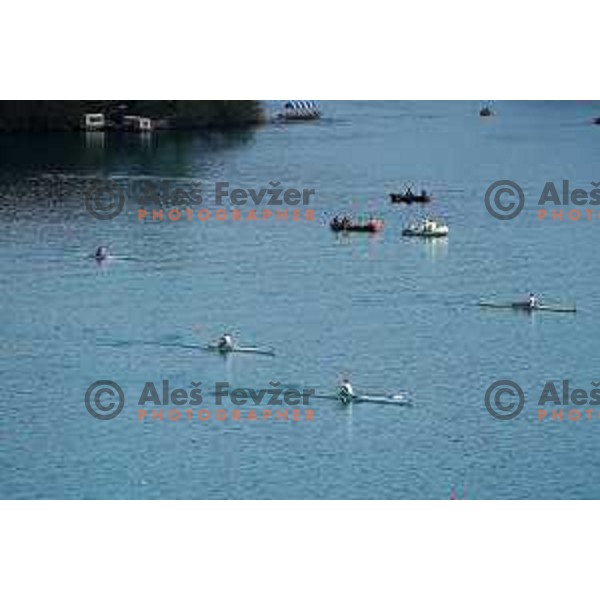 International Rowing Regatta on Lake Bled, Slovenia on April 22, 2023