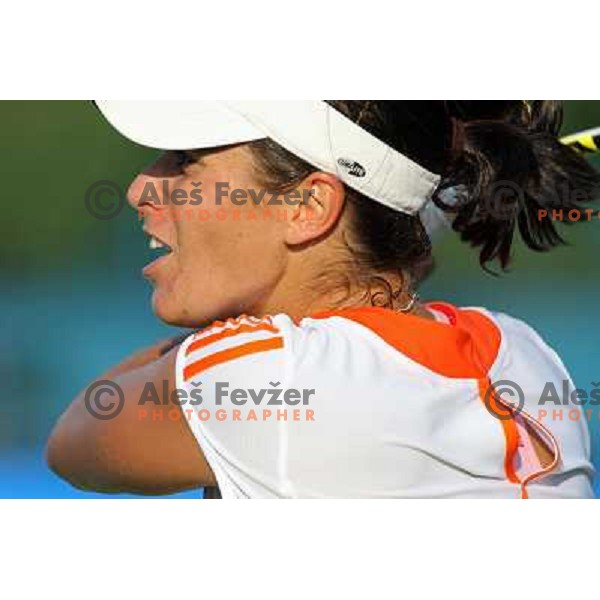 Anabel Medina Garriuges (ESP) at Banka Koper Slovenia Open WTA tennis tournament, Portoroz, 25.7.2008. Photo by Ales Fevzer 