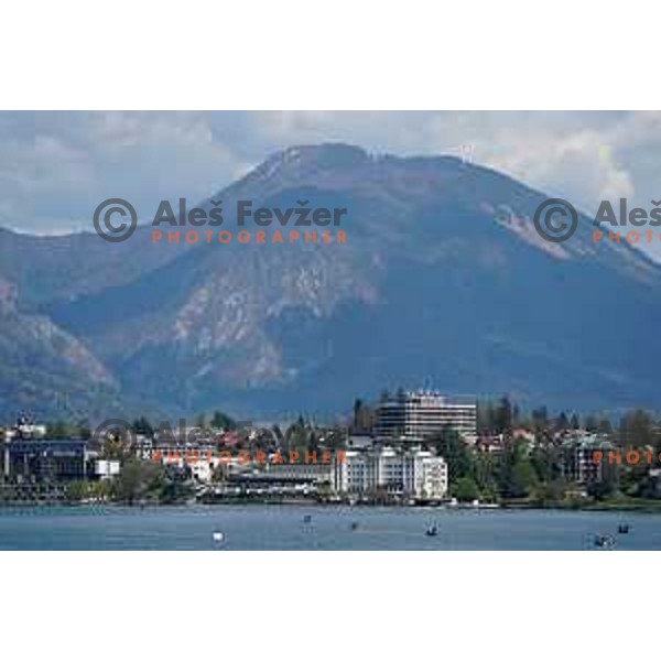 International Rowing Regatta on Lake Bled, Slovenia on April 22, 2023