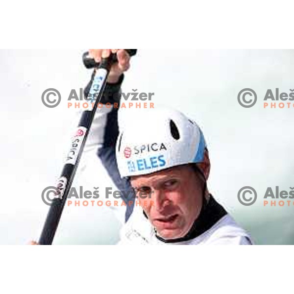 Benjamin Savsek at European Open Canoe Slalom Cup Tacen, Ljubljana, Slovenia on April 22, 2023 