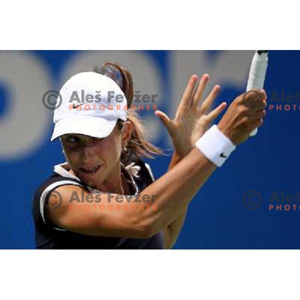 Petra Martic (CRO) at Banka Koper Slovenia Open WTA tennis tournament, Portoroz, 25.7.2008. Photo by Ales Fevzer 