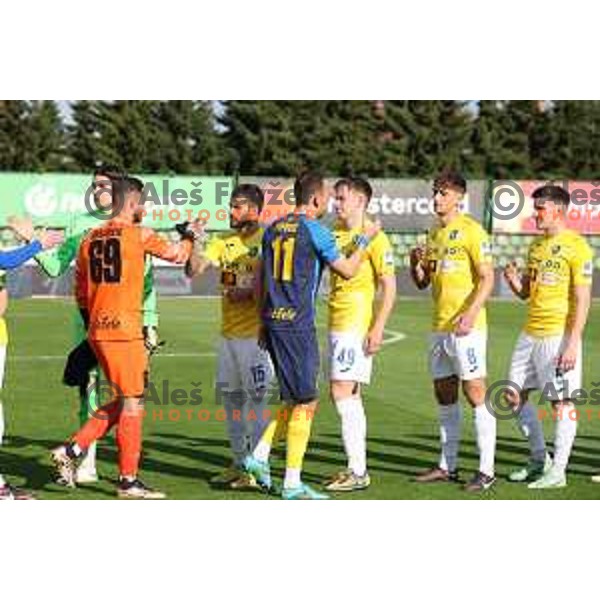 in action during Prva Liga Telemach 2022-2023 football match between Bravo and Celje in Ljubljana, Slovenia on April 23, 2023 , Slovenia on April 23, 2023