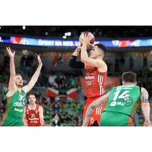 Nemanja Nedovic of Crvena Zvezda mts during ABA League 2022-2023 match between Cedevita Olimpija and Crvena Zvezda mts (SRB) in Ljubljana, Slovenia on April 24, 2023. Foto: Filip Barbalic