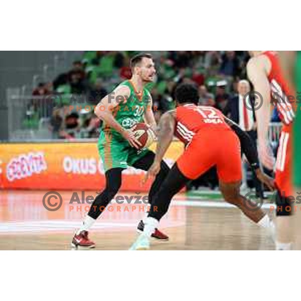 Zoran Dragic of Cedevita Olimpija during ABA League 2022-2023 match between Cedevita Olimpija and Crvena Zvezda mts (SRB) in Ljubljana, Slovenia on April 24, 2023. Foto: Filip Barbalic