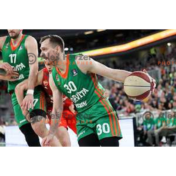 Zoran Dragic of Cedevita Olimpija during ABA League 2022-2023 match between Cedevita Olimpija and Crvena Zvezda mts (SRB) in Ljubljana, Slovenia on April 24, 2023. Foto: Filip Barbalic