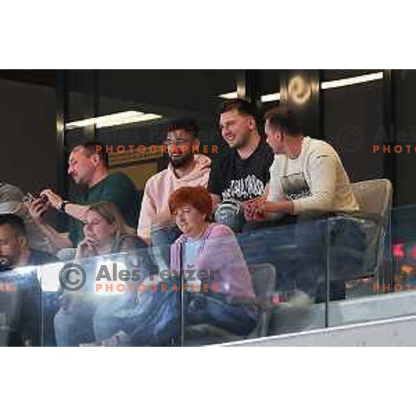 Luka Doncic of Dallas Mavericks during ABA League 2022-2023 match between Cedevita Olimpija and Crvena Zvezda mts (SRB) in Ljubljana, Slovenia on April 24, 2023. Foto: Filip Barbalic