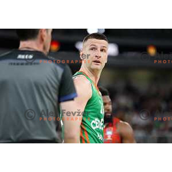 Alen Omic of Cedevita Olimpija during ABA League 2022-2023 match between Cedevita Olimpija and Crvena Zvezda mts (SRB) in Ljubljana, Slovenia on April 24, 2023. Foto: Filip Barbalic