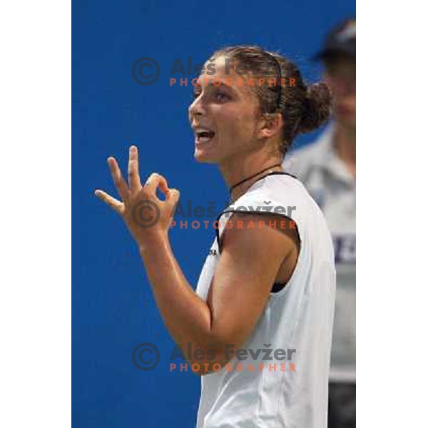  Sara Errani (ITA) at Banka Koper Slovenia Open WTA tennis tournament, Portoroz, 25.7.2008. Photo by Ales Fevzer 