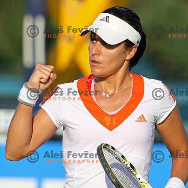 Anabel Medina Garriuges (ESP) at Banka Koper Slovenia Open WTA tennis tournament, Portoroz, 25.7.2008. Photo by Ales Fevzer 