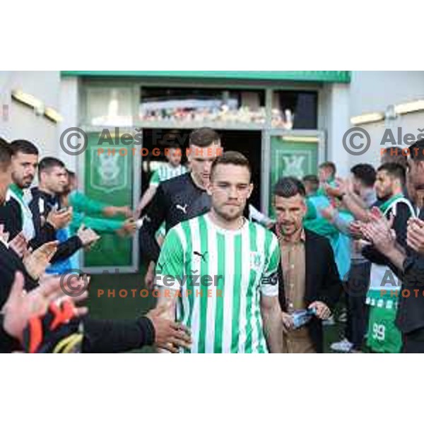 Timi Max Elsnik during Prva Liga Telemach 2022-2023 football match between Olimpija and Koper in SRC Stozice, Ljubljana, Slovenia on April 30, 2023