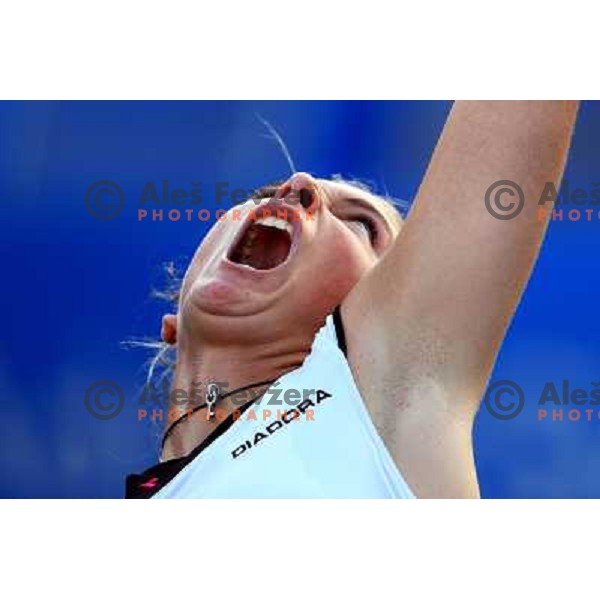  Sara Errani (ITA) at Banka Koper Slovenia Open WTA tennis tournament, Portoroz, 25.7.2008. Photo by Ales Fevzer 