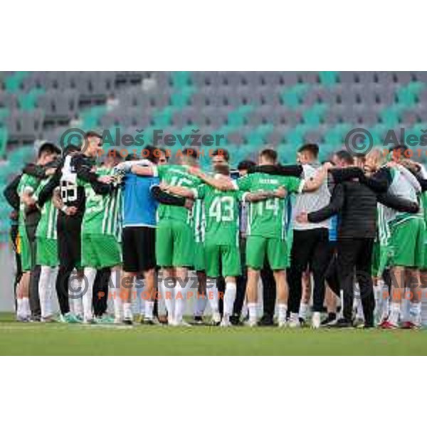 In action during Prva Liga Telemach 2022-2023 football match between Olimpija and Koper in SRC Stozice, Ljubljana, Slovenia on April 30, 2023 , Slovenia on April 23, 2023