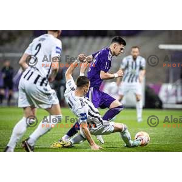 Marko Tolic in action during Prva liga Telemach football match between Maribor and Mura in Ljudski vrt, Maribor, Slovenia on May 2, 2023. Photo: Jure Banfi