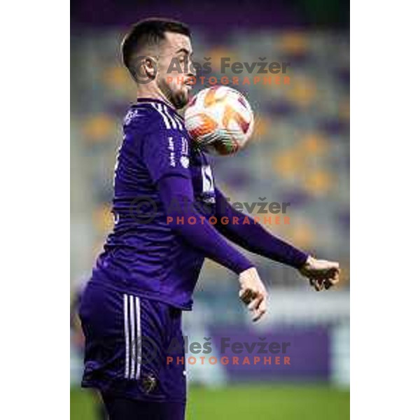 Arnel Jakupovic in action during Prva liga Telemach football match between Maribor and Mura in Ljudski vrt, Maribor, Slovenia on May 2, 2023. Photo: Jure Banfi