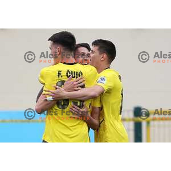 Ester Sokler celebrates goal during Prva Liga Telemach 2022-2023 football match between Radomlje and Olimpija in Domzale, Slovenia on May 3, 2023 , Slovenia on April 23, 2023