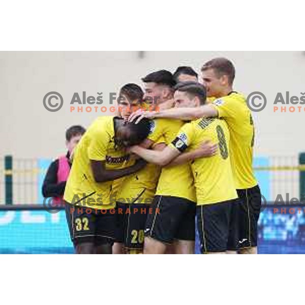 Ester Sokler celebrates goal during Prva Liga Telemach 2022-2023 football match between Radomlje and Olimpija in Domzale, Slovenia on May 3, 2023 , Slovenia on April 23, 2023