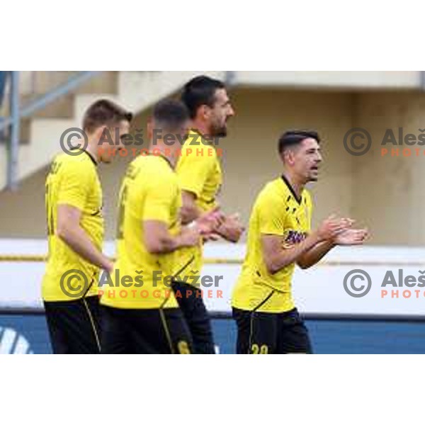 Ester Sokler celebrates goal during Prva Liga Telemach 2022-2023 football match between Radomlje and Olimpija in Domzale, Slovenia on May 3, 2023 , Slovenia on April 23, 2023