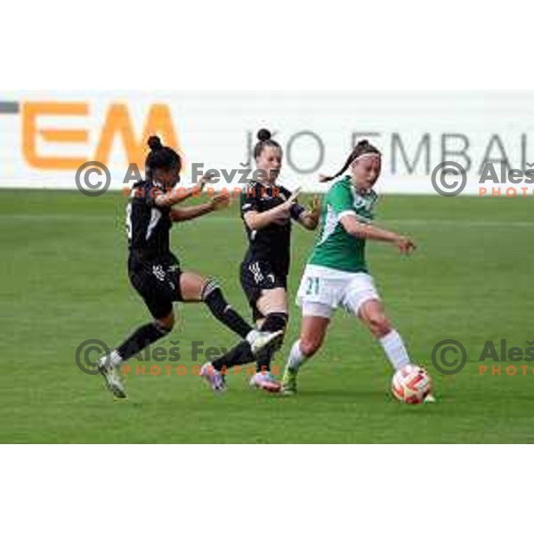 in action during Pivovarna Union Slovenian Cup match between ZNK Mura Nona and ZNK Olimpija in Celje on May 6, 2023 , Slovenia on April 23, 2023