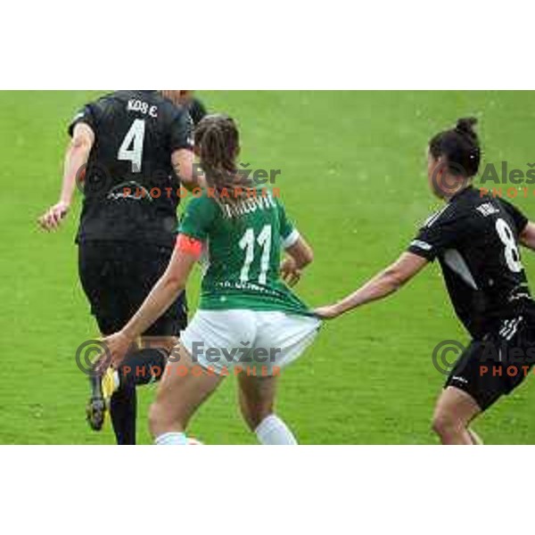 in action during Pivovarna Union Slovenian Cup match between ZNK Mura Nona and ZNK Olimpija in Celje on May 6, 2023 , Slovenia on April 23, 2023