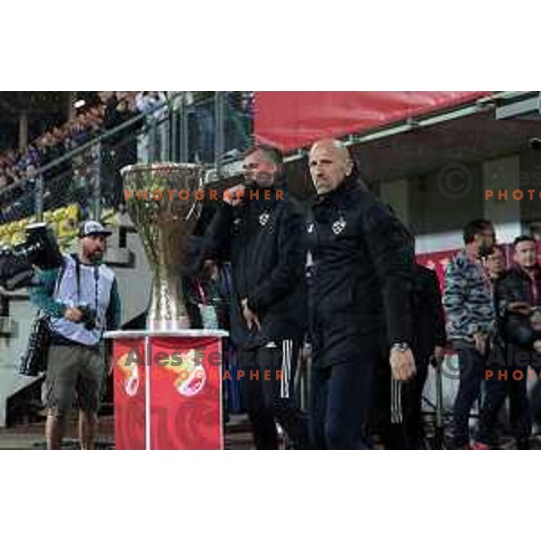 Damir Krznar at Pivovarna Union Slovenian Cup match between Olimpija and Maribor in Celje on May 6, 2023