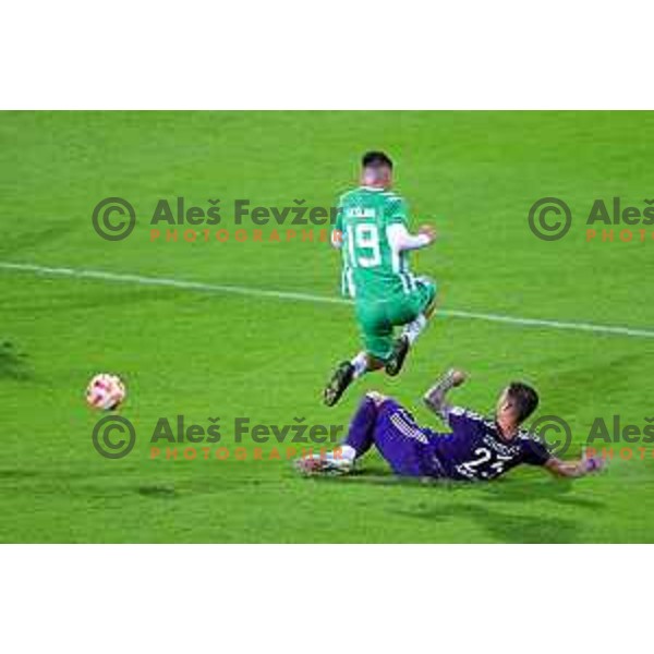 Svit Seslar at Pivovarna Union Slovenian Cup match between Olimpija and Maribor in Celje on May 6, 2023
