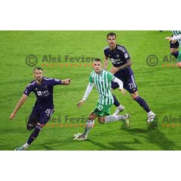 Timi Max Elsnik at Pivovarna Union Slovenian Cup match between Olimpija and Maribor in Celje on May 6, 2023